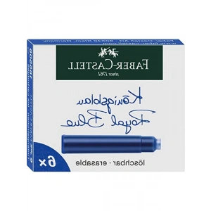 Faber-Castell Dk Kartuş, Royal Mavi, 6lı