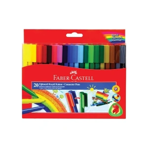 Faber-Castell Eğlenceli Keçeli Kartlı, 20li Set