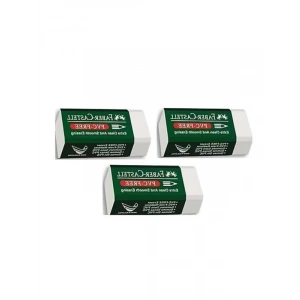 Faber Castell Pvc Free No:30 Küçük Boy 3lü Beyaz Silgi