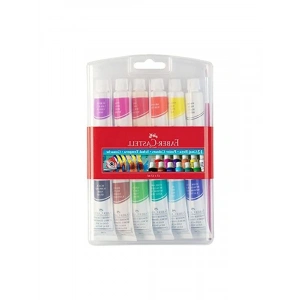 Faber-Castell Tüp Guaj Boya 12 Renk - 5170121011
