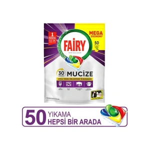 Fairy Mucize Bulaşık Makinesi Deterjanı Kapsülü/tableti 50 Yıkama