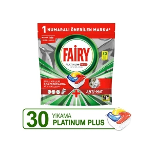Fairy Platinum Plus Bulaşık Makinesi Deterjanı Kapsülü/ tableti 30 Yıkama