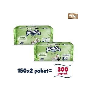 Familia Plus Natural Çek Al Mendil 150LI X 2