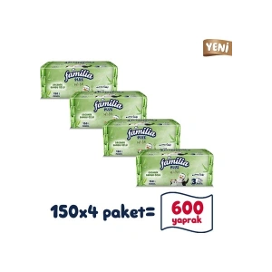 Familia Plus Natural Çek Al Mendil 150LI X 4