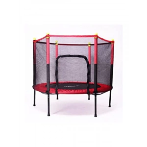 Fileli  Boy Trambolin 140 Cm Çap Kırmızı