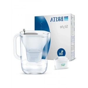 Filtreli Su Arıtma Sürahisi, 3.6 Litre Kapasite, Gri Renk