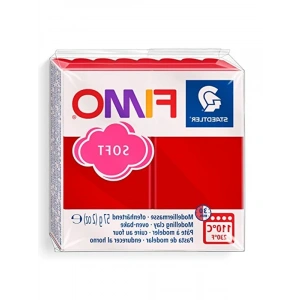 Fimo 8020-2P Fimo Soft Modelleme Kili 57 gr. Noel Kırmızı