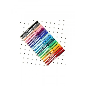 Fineliner Kalem Seti, 200 Adet, 0.4 mm İnce Uç ve 10 Renk