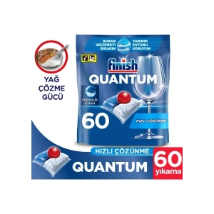 Finish Quantum 60 Kapsül Bulaşık Makinesi Deterjanı Tableti