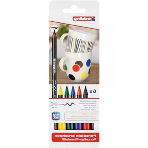 Fırça Uçlu Porselen Kalem Seti, 1-4 mm Uç Seçenekleri