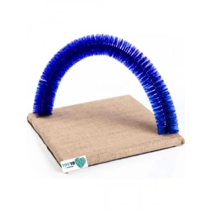 Fırçalı Kedi Kaşınma ve Masaj Tahtası (Mavi)