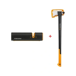 Fiskars 1069109 X36 L Yarma Baltası + Balta ve Bıçak Bileyici