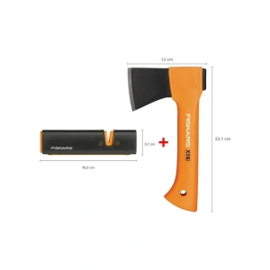 Fiskars Parçalama Baltası Xxs-X5 + Balta ve Bıçak Bileyici