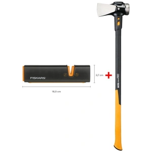 Fiskars Yarma ve Vurma Baltası Xxl 8lb/36 + Balta ve Bıçak Bileyici