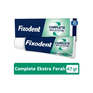 Fixodent Complete Ekstra Ferah Diş Protezi Yapıştırıcı Krem 47G