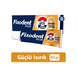 Fixodent Plus En İyi Tutuş Diş Protez Yapıştırıcı Krem 40 gr