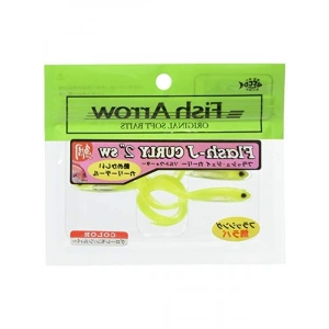 Flash-J Curly SW 2 (5 adet/paket) #137 Glow lemon/silver Olta