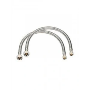 Flekso Çelik Klozet Bağlantı Hortumu - 3/8, 40 cm, 2 Adet