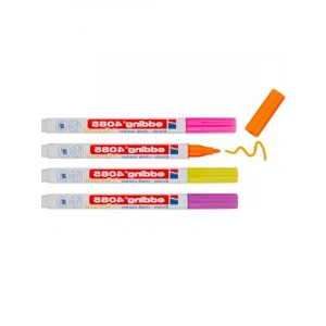 Fosforlu 4lü Tebeşir Kalemi Seti, 1-2 mm Uç Seçenekleri