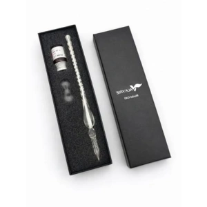 Fosforlu Cam Dip Kalem Seti - Karanlıkta Parlayan Tasarım