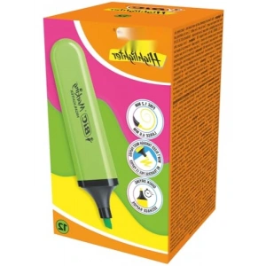 Fosforlu Kalem Seti, 12li Kutu, Yeşil