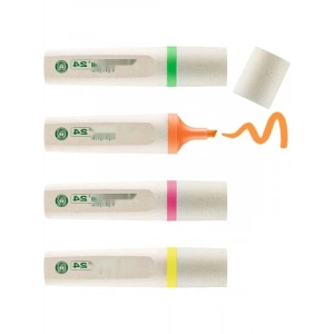 Fosforlu Kalem Seti, 4lü Karışık Renkler