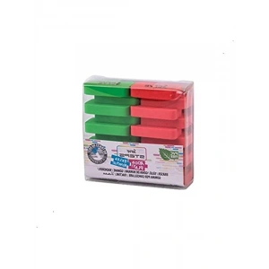 Fosforlu Kırmızı-Yeşil 2li Silgi Seti