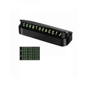 Fosforlu Manyetik Araç İçi Telefon Numaratörü, Gizlenebilir Tasarım