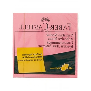 Fosforlu Renkli Yapışkan Notluk - 75x75mm, 4 Renkli Küp