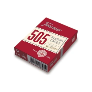 Fournier Poker Oyun Kartları Nº 505, Standard Endeks-Kırmızı