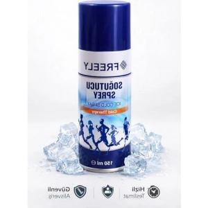 Soğuk Terapi Spreyi, Spor Yaralanmaları için Etkili, 150 ml Kapasite