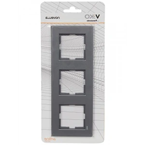 Füme Üçlü Çerçeve, Plastik Çabuk Bağlantı