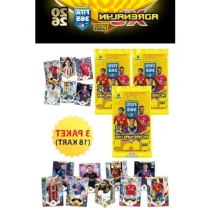 Futbolcu Kartları 3 Paket, 2026 Adrenalyn XL Ticaret Kart Seti
