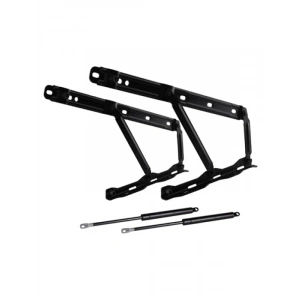 Gazlı Amartisör Piston – 40° Siyah Boyalı Standart Geniş Kollu 1 Çift