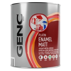 Genç Sentetik Ahşap Metal Boyası Siyah 0.75 l