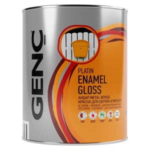 Genç Sentetik Parlak Ahşap Metal Boyası 2149 Oksit Sarı 0.75 l