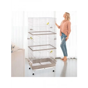 Geniş Alanlı Kuş Kafesi, 79,5x48,5x161 cm