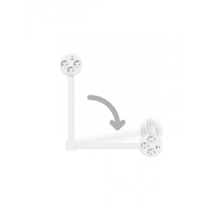 Genişletilebilir Dönen Priz, 3 AC Çıkışlı ve USB Portlu