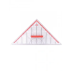 Geometrik Üçgen Cetvel, 500 mm Ölçüyle Hassas Ölçümler İçin
