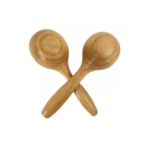 Gerçek Ağaçtan Yapılmış Kaliteli Marakas Seti - 2 Adet