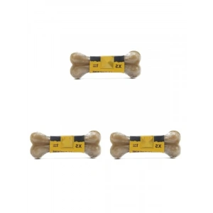 Gerçek Deriden Pres Kemik, 7 cm, 3lü Paket