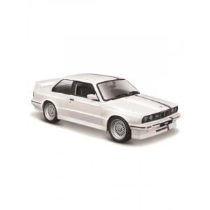 Gerçekçi 1:24 Ölçekli Koleksiyonluk Araç Modeli - Beyaz BMW M3 (E30)