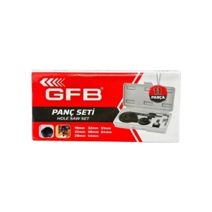 Gfb 11 Parça Panç Seti -19-22-28-32-38-44-51-64 mm