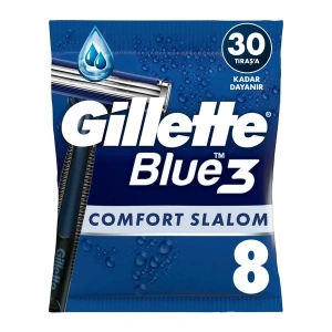 Gillette Blue3 Comfort Slalom Kullan At Tıraş Bıçağı 8Li