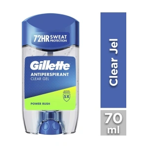 Gillette Clear Jel Power Rush Antiperspirant Deodorant 70 ml