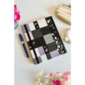 Gizli Spiralli Sert Kapaklı Defter - 192 Sayfa, Çizgili