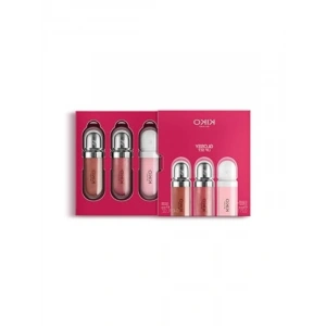 Glossy Lip Set, Renkli ve Parlak Dudak Makyajı