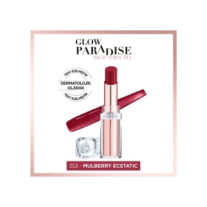 Glow Paradise Balm-in-lipstick - Işıltı Veren Bordo Tonlu Ruj 353 Mulberry Ecstatic