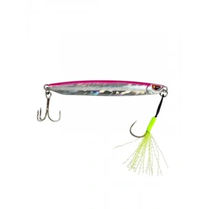 Glow Pink Renkli 80gr Jig - Balık Avı için