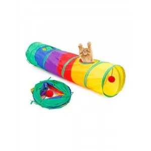 Gökkuşağı Renkli Kedi Oyun Tüneli, Düz Model